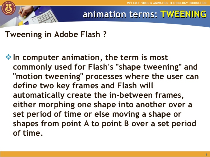 tweening and morphing in computer graphics notes